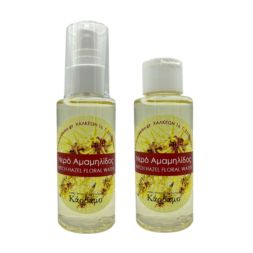 Ανθόνερο Αμαμελίδος σε Pet μπουκάλακι των 100ml με καπάκι flip top ή spray