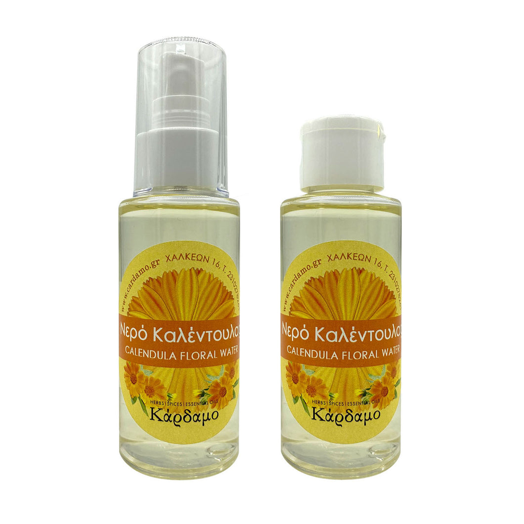 Ανθόνερο Καλέντουλας σε Pet μπουκάλακι των 100ml με καπάκι flip top ή spray