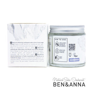 φυσική οδοντόκρεμα Ben & Anna, White για λεύκανση φωτογραφία 3