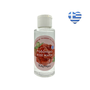 Ελληνικό Ροδόνερο Διπλής Απόσταξης σε Pet μπουκάλακι των 100ml με καπάκι flip top