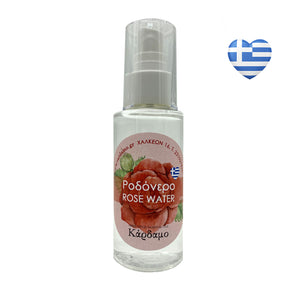 Ελληνικό Ροδόνερο Διπλής Απόσταξης σε Pet μπουκάλακι των 100ml με καπάκι spray