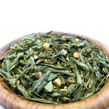 Φορτωση εικόνας σε προβολή Gallery, Πράσινο Τσάι με Καραμέλα σε ξύλινο μπωλ